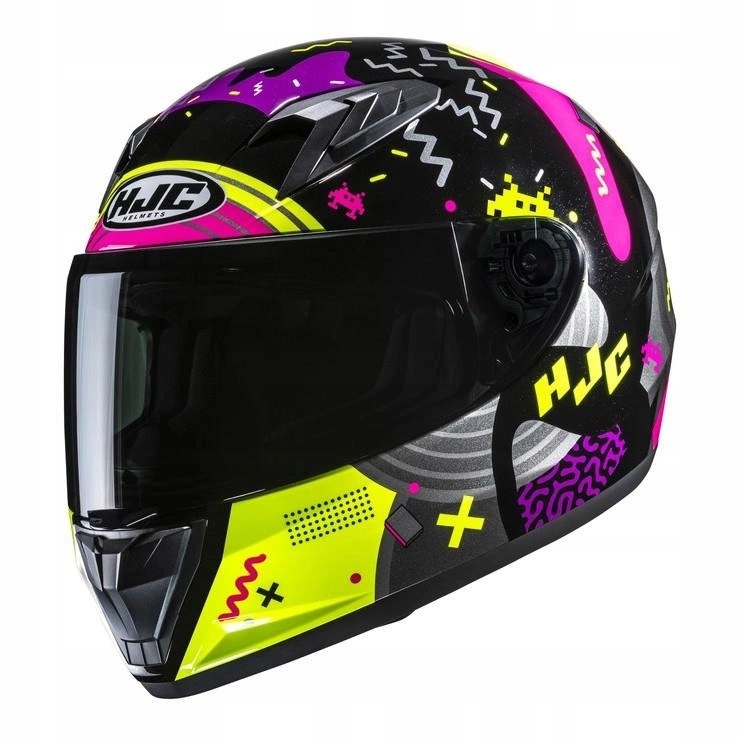 Motocyklová prilba Hjc Y10 Mika Black/pink čierna ružová Darčeky
