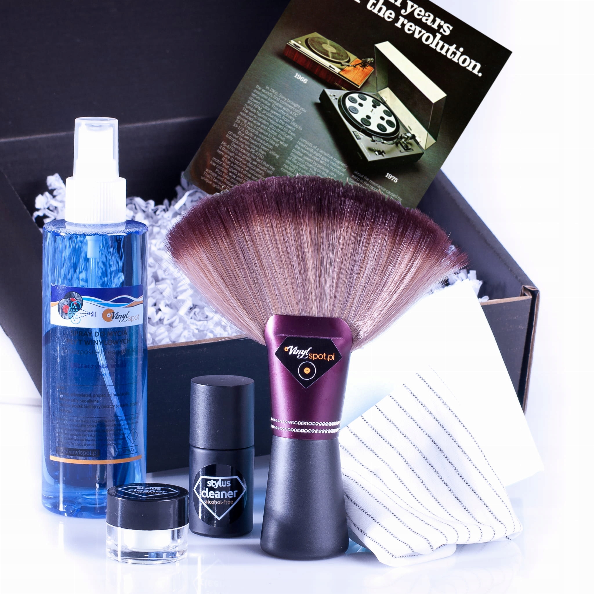 Sada Na Čištění vinylových desek pro mytí a péči Premium Vinylspot