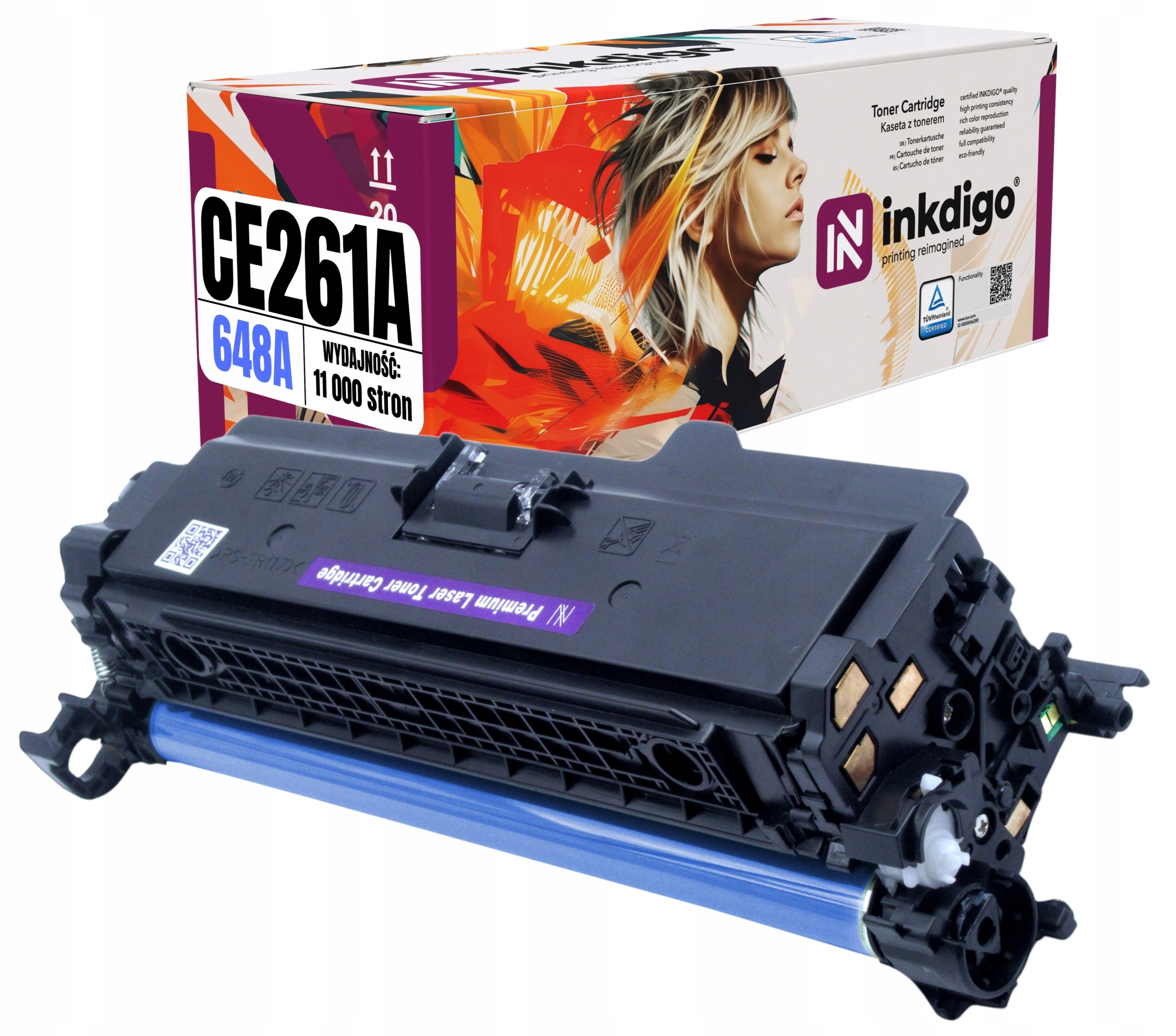 Toner Pro Hp CP4525dn Modrý 647A CE261A
