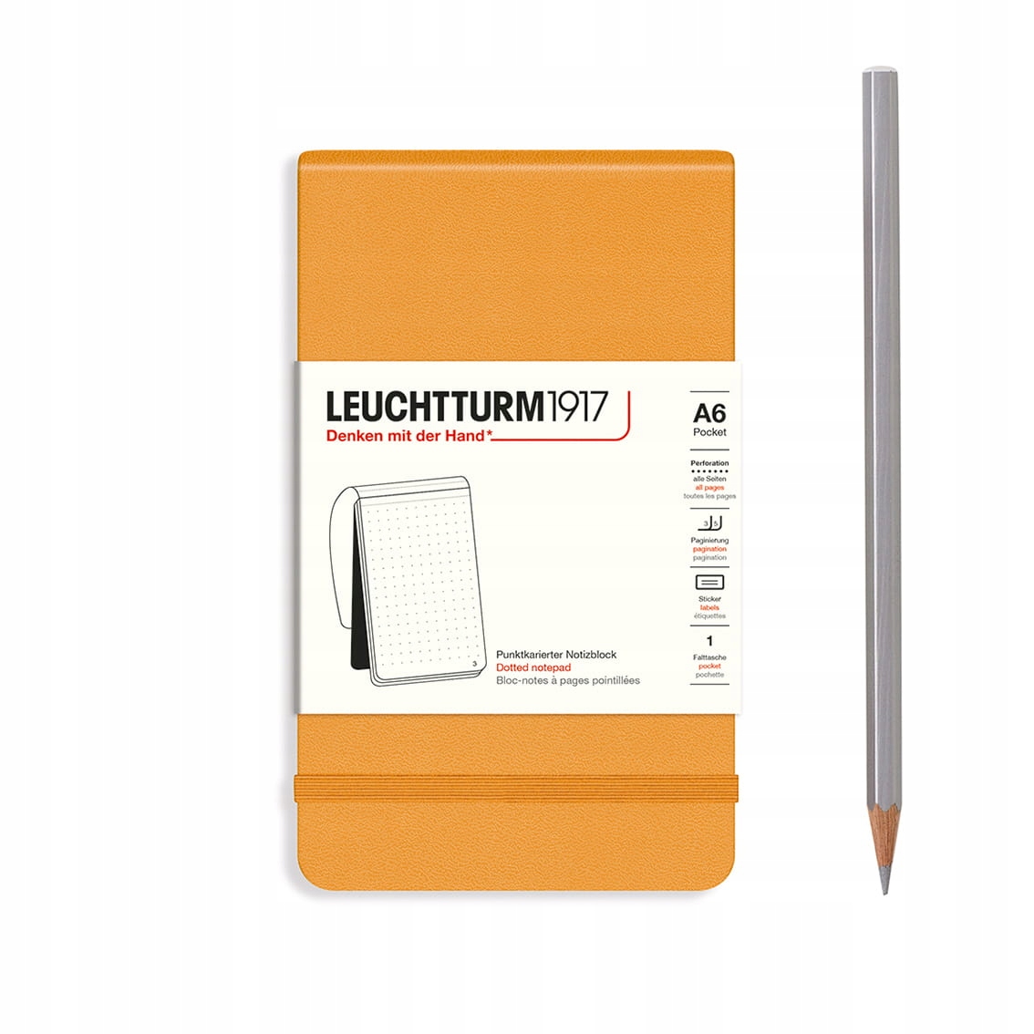 Notatnik Reporterski Leuchtturm1917 Pocket A6 Kropki Rising Sun