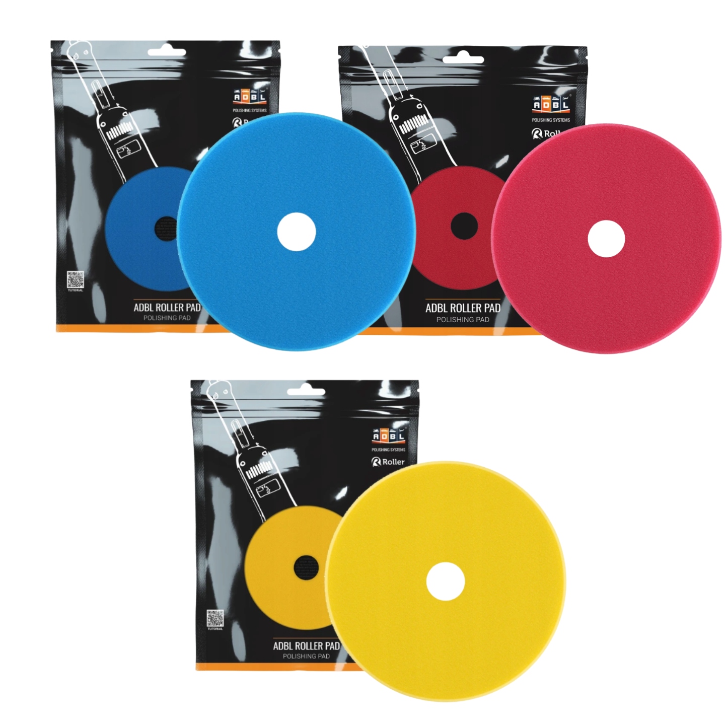 Adbl Roller Pad Da Zestaw 3 Padów Do Polerowania Lakieru 125MM