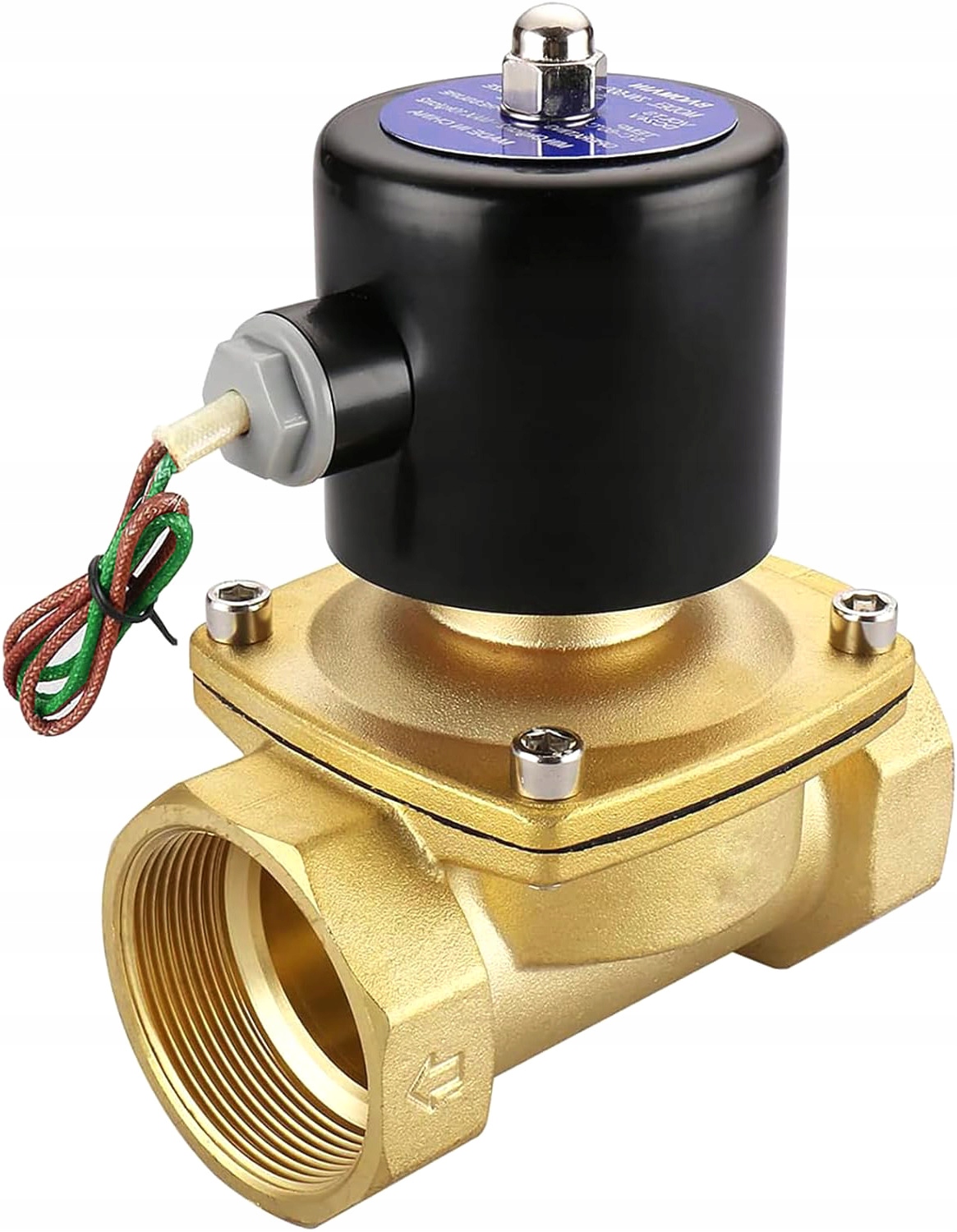 Elektrozawór 230V 1.1/2 " zamknięty zawór wody powietrza elektromagnetyczny