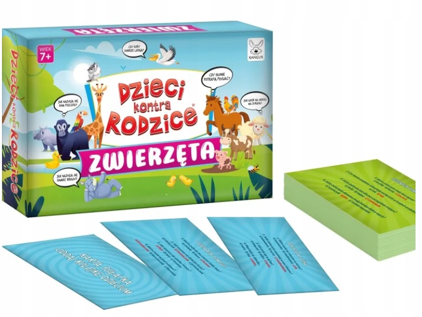 PLANSZOWE Gry Rodzinne Dzieci Kontra Rodzice ZWIĘRZĘTA Uczy SUPER ZABAWA Nazwa DZIECI KONTRA RODZICE: ZWIERZĘTA GRY IMPREZOWE GRY PLANSZOWE DLA DZIECI GRY TOWARZYSKIE GRA STRATEGICZNA GRY INTEGRACYJNE GRY NA LOGICZNE MYŚLENIE GRY