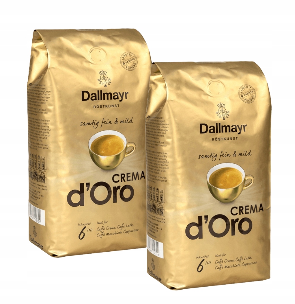 Kawa ziarnista Arabica Dallmayr Crema D'oro 2x1kg