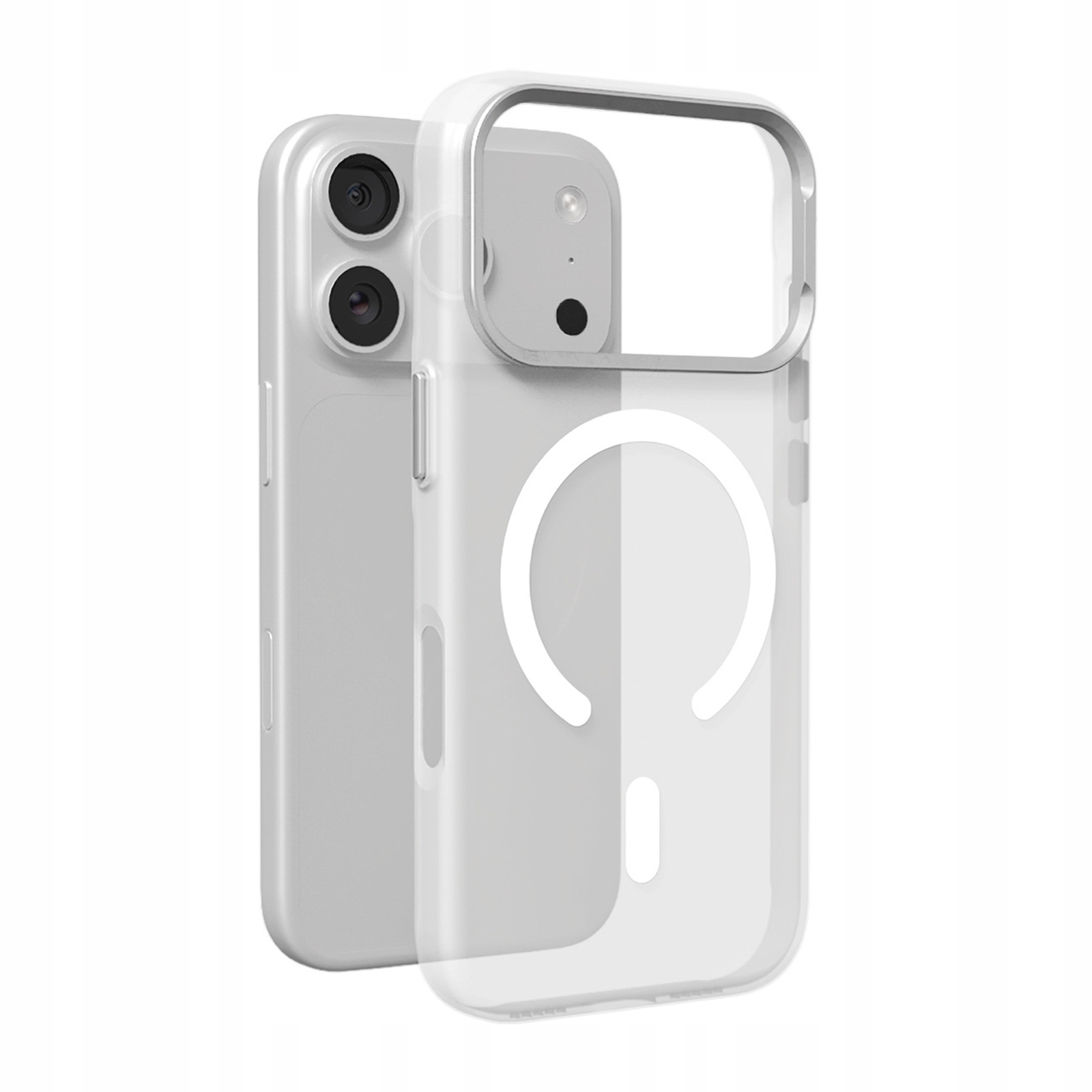 Puzdro Na Iphone 17 Pro Lightfeel Magsafe Priehľadné Biele