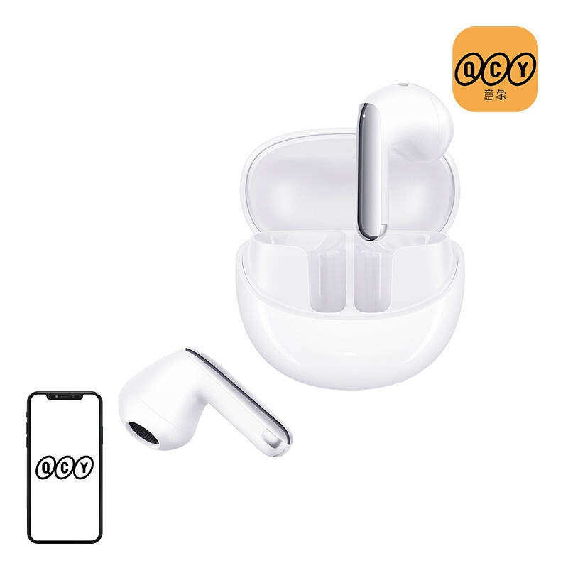Qcy Tws Sluchátka Ailybuds Pro+ Pro Telefony S Anc A Ergonomickým Designem