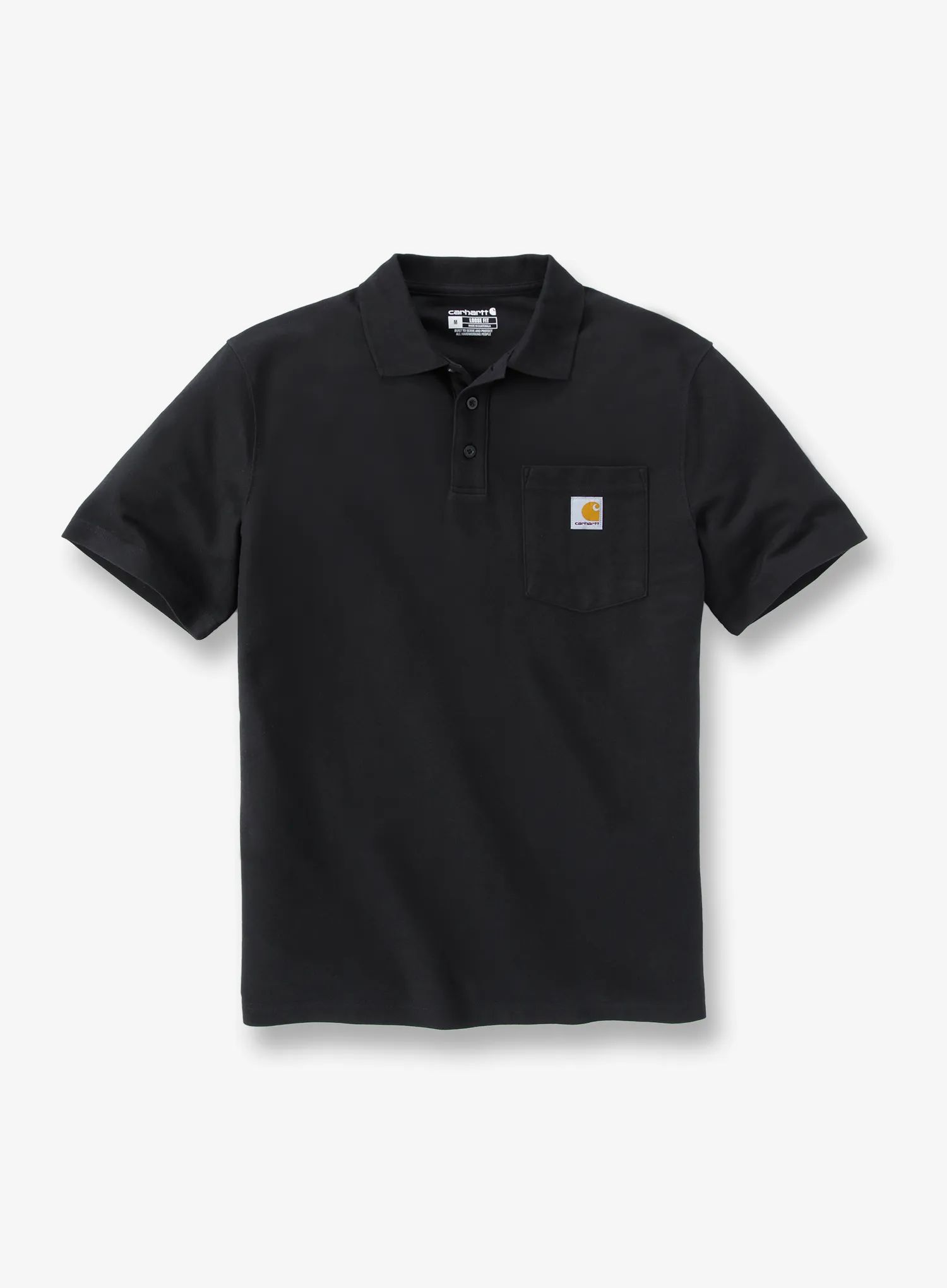 Polokošile Carhartt Loose Polo černá M