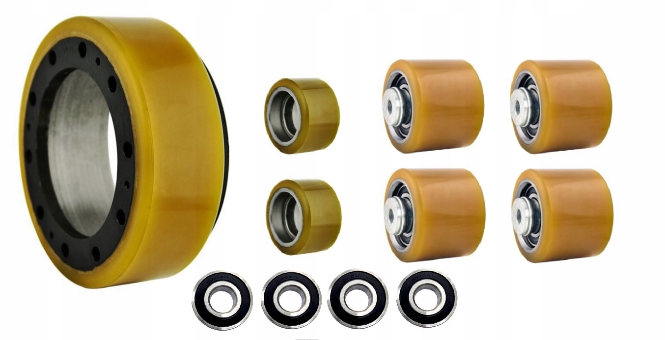 ZESTAW KÓŁ I ROLEK WÓZEK MANITOU EP15 1500kg