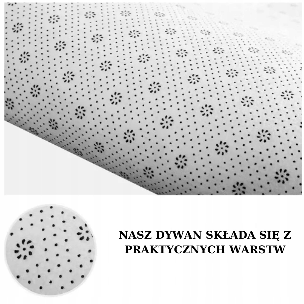 MIĘKKI PLUSZOWY DYWAN ANTYPOŚLIZGOWY PLUSZ 80X150 DO PRANIA Grubość 5 mm