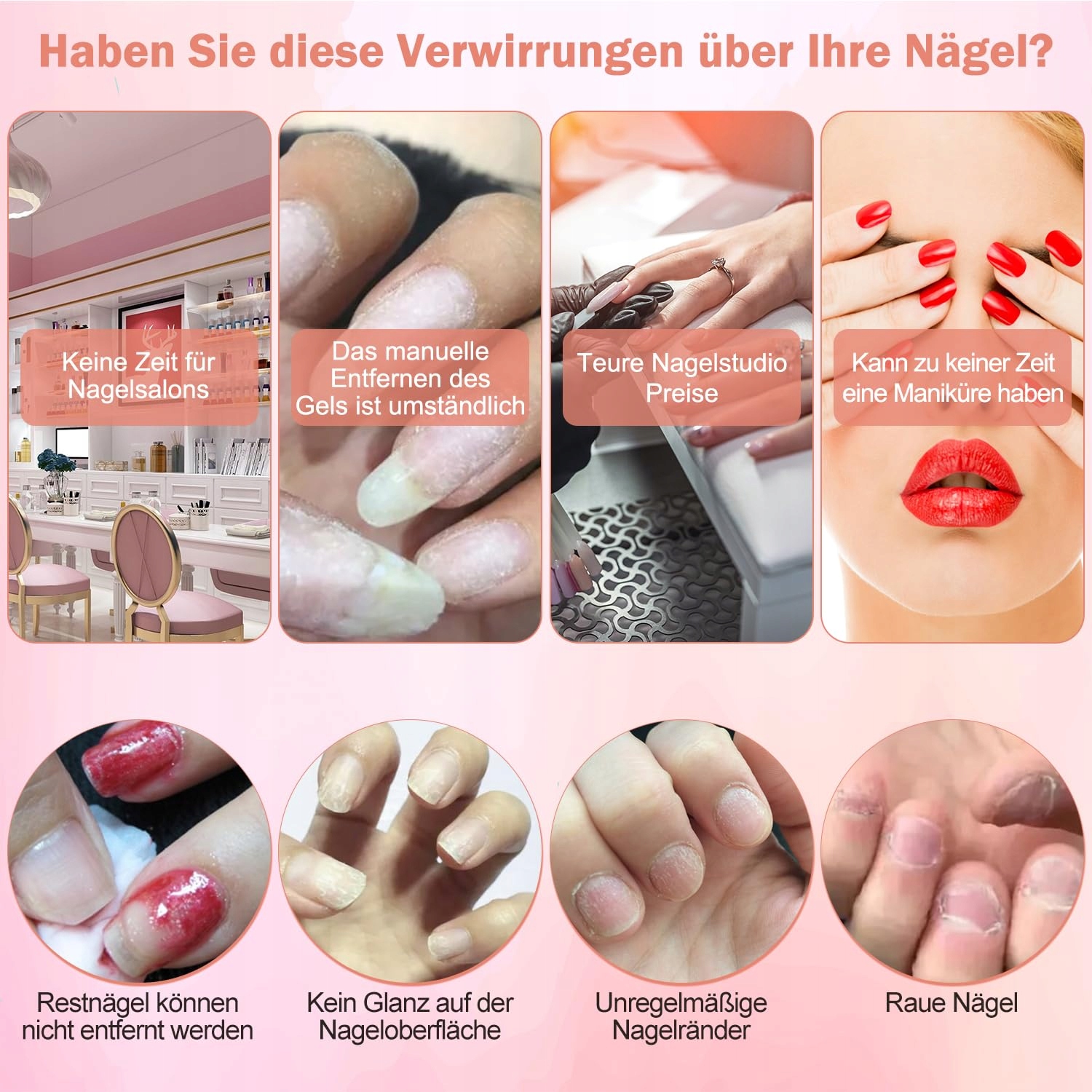 Nailgirls zestaw elektrycznych frezarek do paznokci, 11 w 1 35000 obr./min — miniatura 6