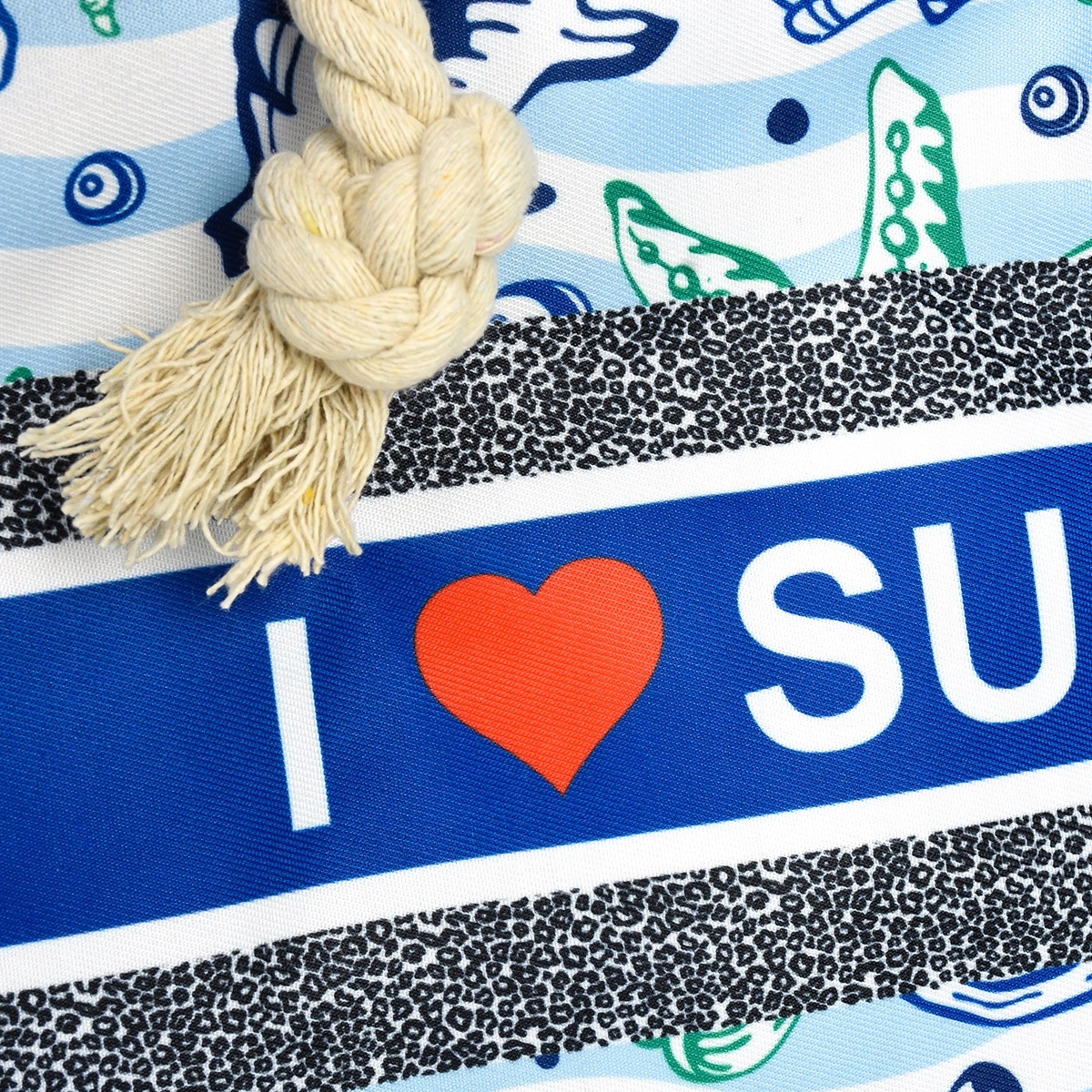 Pojemna torba plażowa na plażę torebka lekka Model Tor727