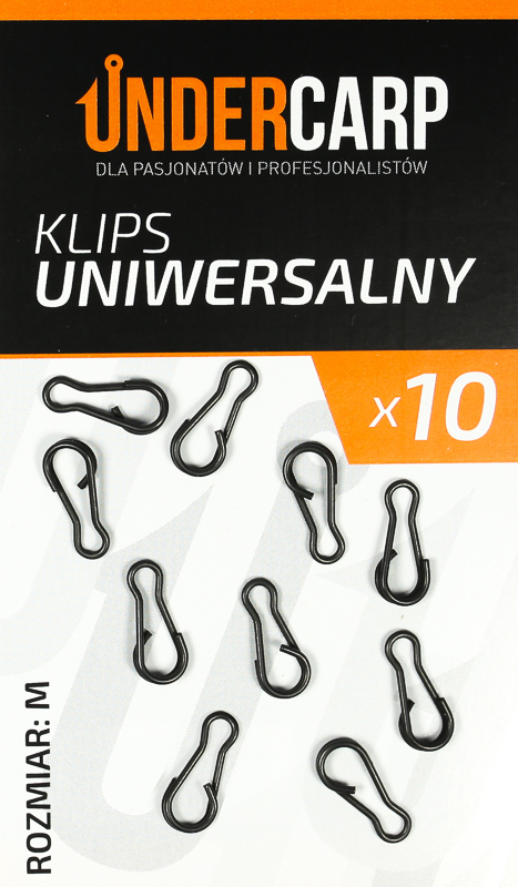 Undercarp Klips Uniwersalny Roz.M 10 szt.