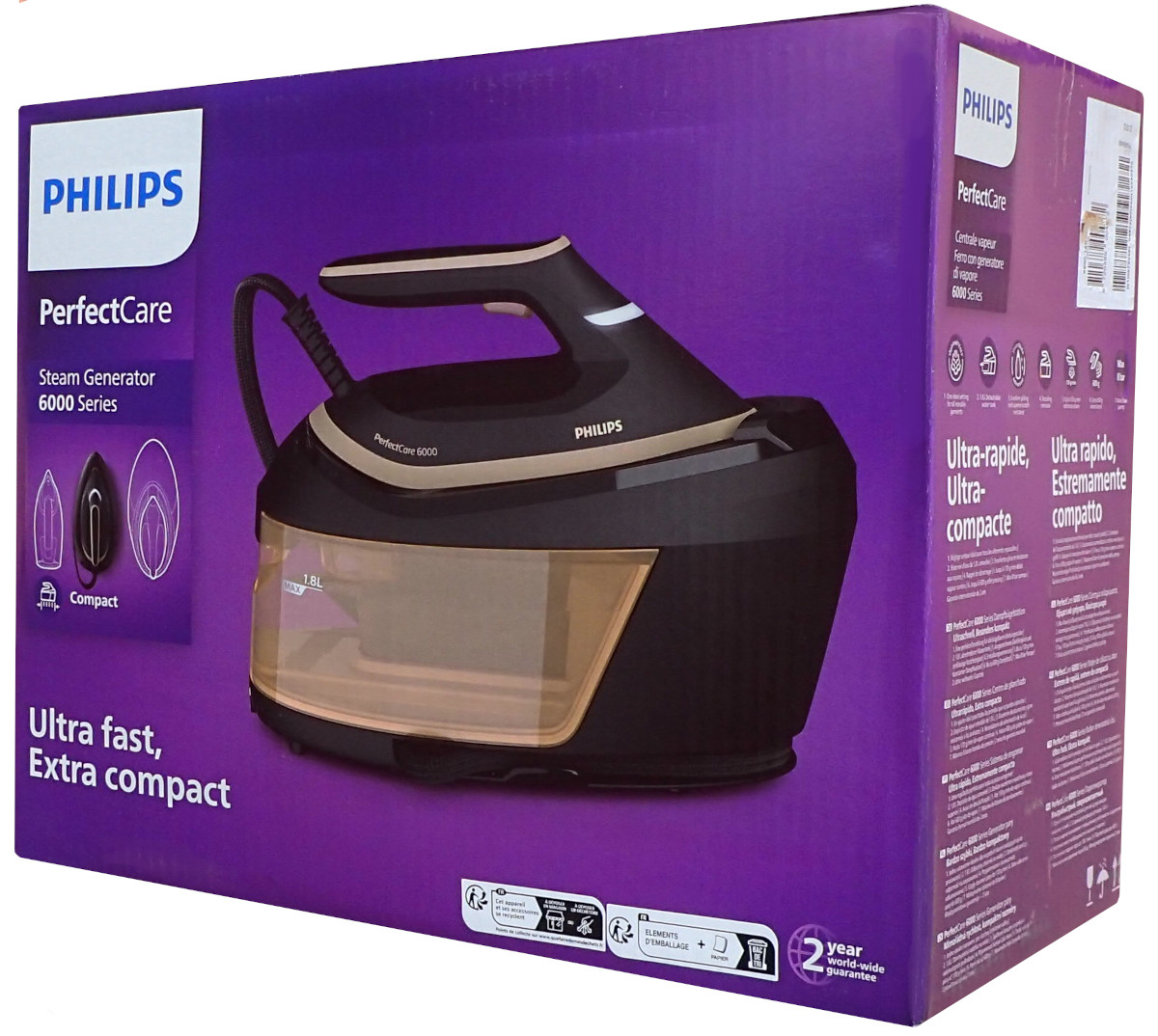 Parní parní stanice Žehlička Philips PSG6064/80 PerfectCare 2400W