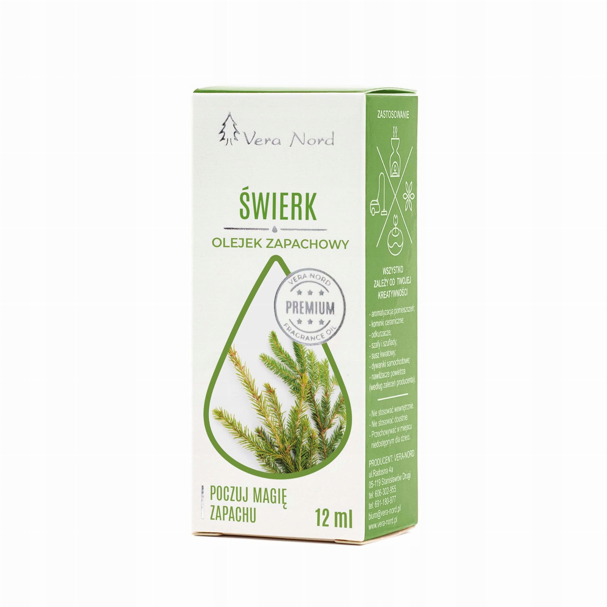 

Olejek zapachowy 12 ml świerk