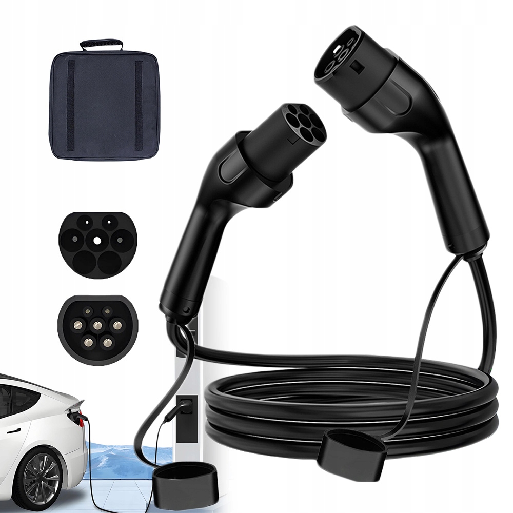 Jednoduchý kábel Typ 2 dĺžka 22 kW, 32 A, 5 m, 3-fázový pre Vozidlá