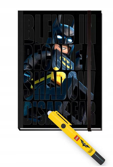 LEGO 51738 BATMAN MOVIE ZESTAW NOTES I DŁUGOPIS UV Marka LEGO