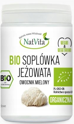 

NatVita Bio Soplówka Jeżowata Grzyb proszek 100g