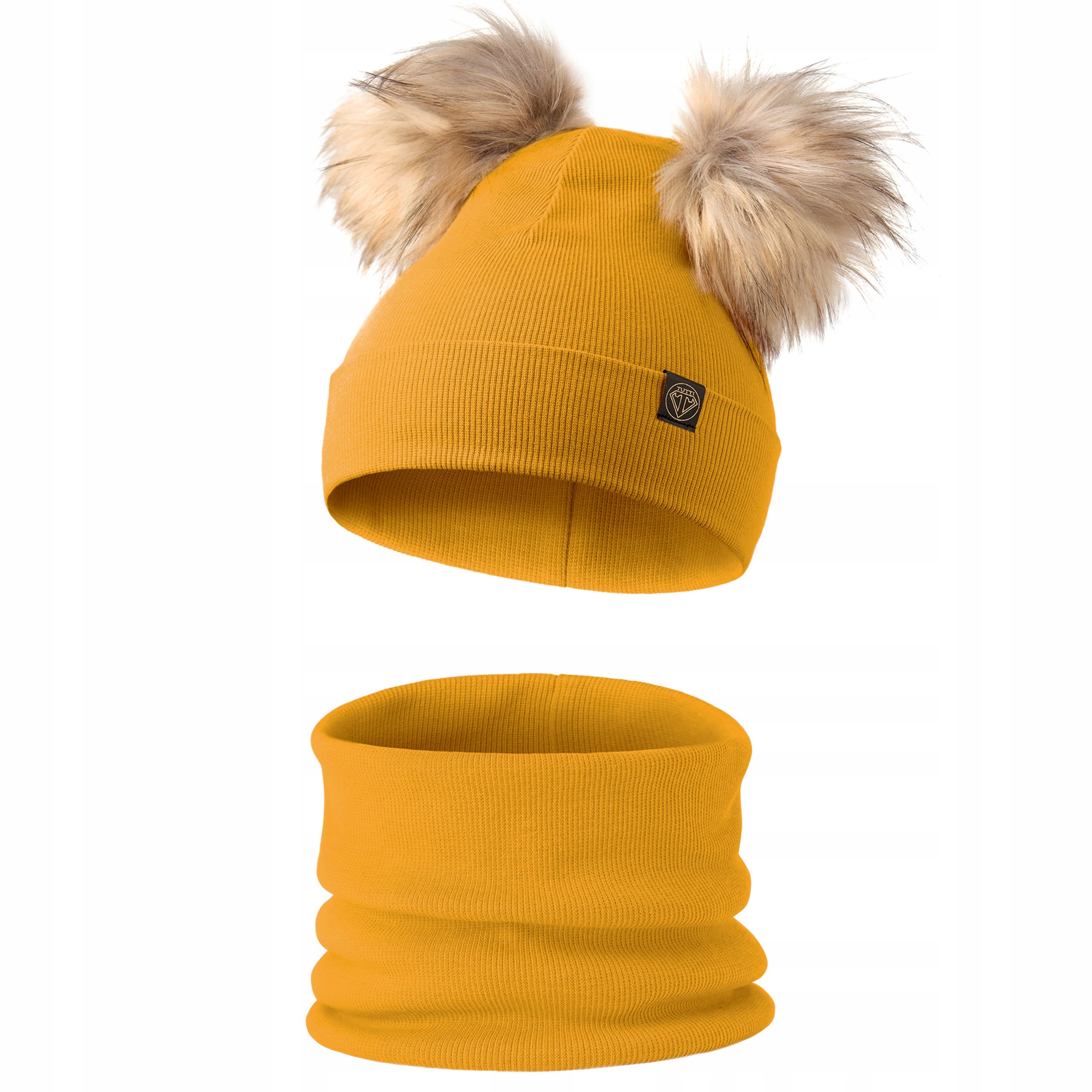 

Czapka komin komplet pompony jesień/zima 48-56