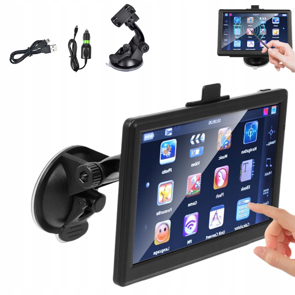 7" nawigator Gps do samochodów osobowych i ciężarowych