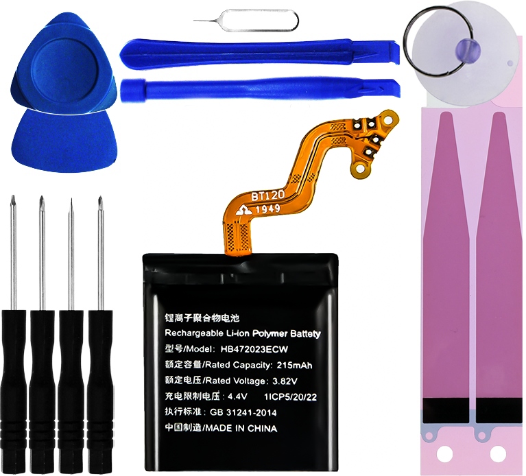 Nová baterie HB472023ECW Akumulátor pro hodinky Huawei Watch GT2 42mm