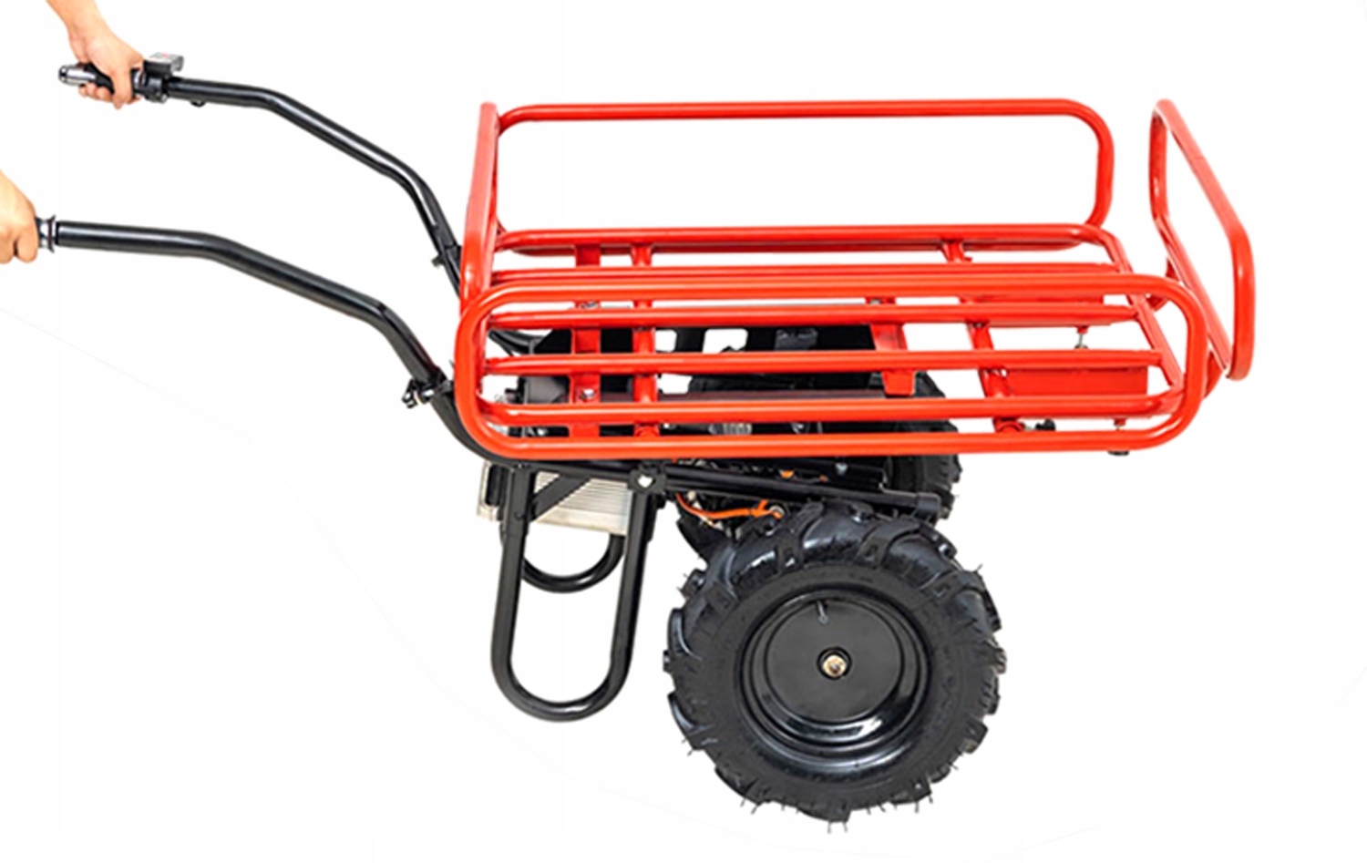 Taczka elektryczna budowlana koleba ogrodowa BAUMR-AG 3w1 120L 260kg 40V — 20