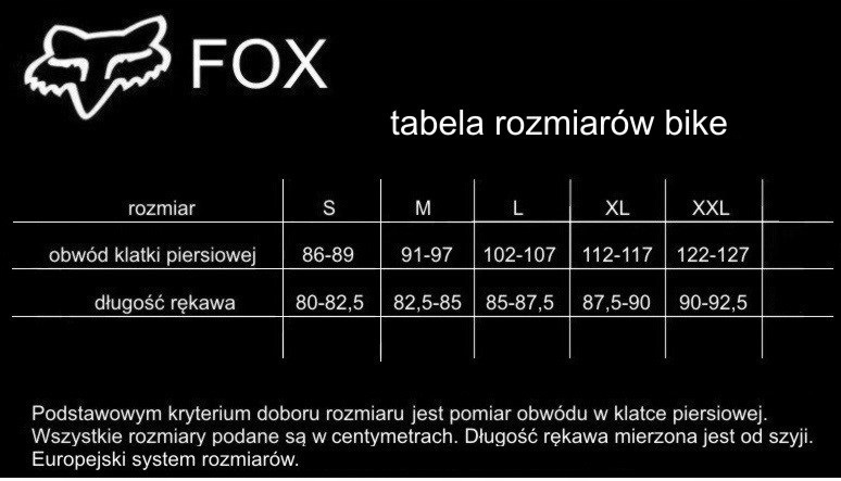 Kurtka Rowerowa FOX Ranger 2.5L Water Black r. M ENDURO Kolor czarny