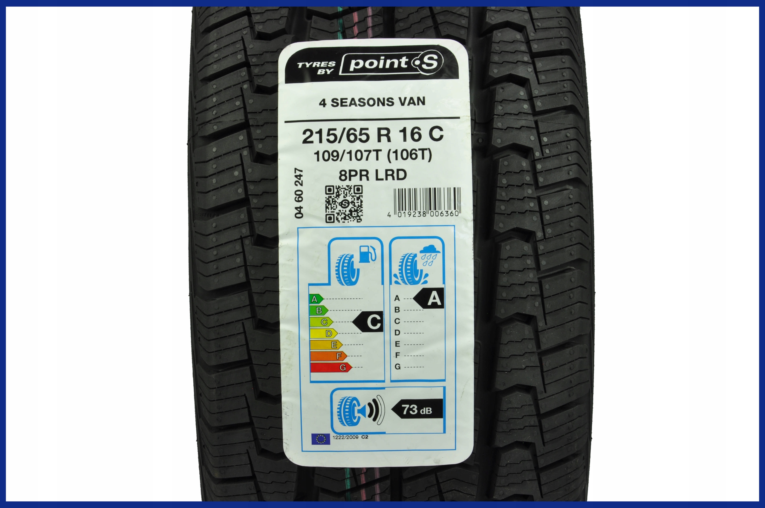 2 x 215/65R16C 109/107T Point S CAŁOROCZNE Kod producenta 04602470000