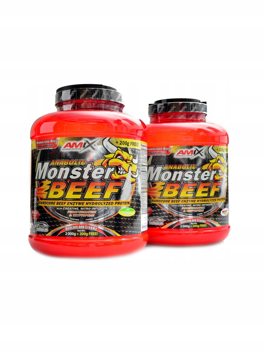 Anabolic Monster beef protein 90% 2 x 2200 g lesní plody