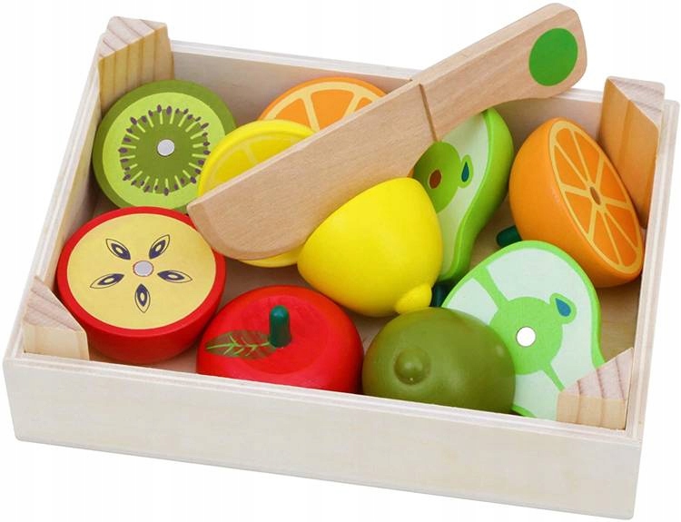 

Sprytne Zabawki Drewniane Owoce Do Nauki Krojenia