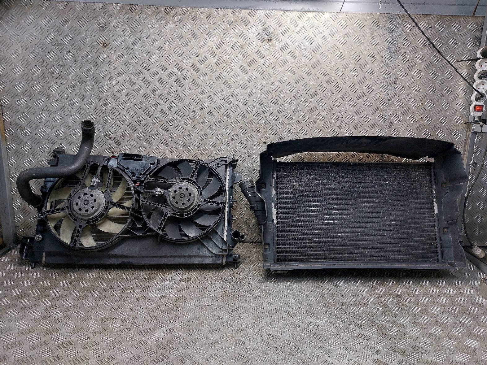 Kühler KOMPLET + Lüfter FIAT CROMA II 1.9 JTD