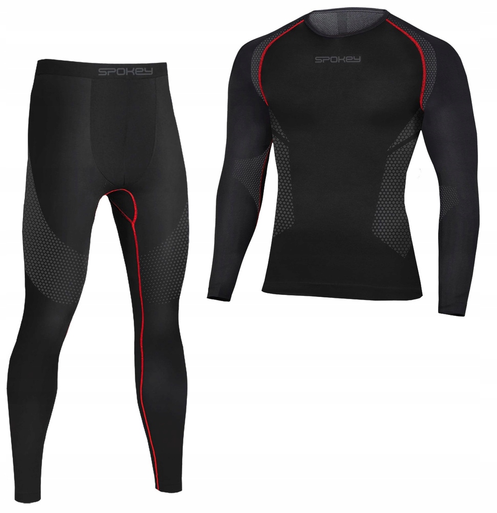 Termoaktivní termoaktivní spodní prádlo pro muže na lyžích Kalhoty halenka Spokey M/L