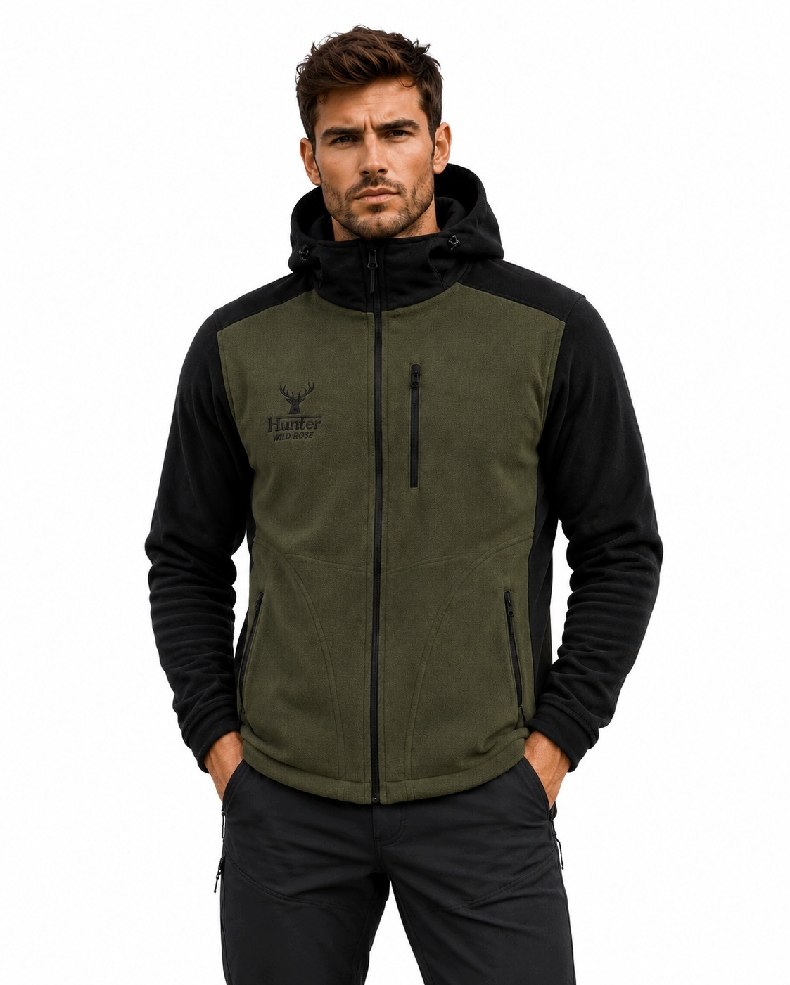Teplý Pánský Lovecký Fleece Hybridní na lov Polský Výrobek XL
