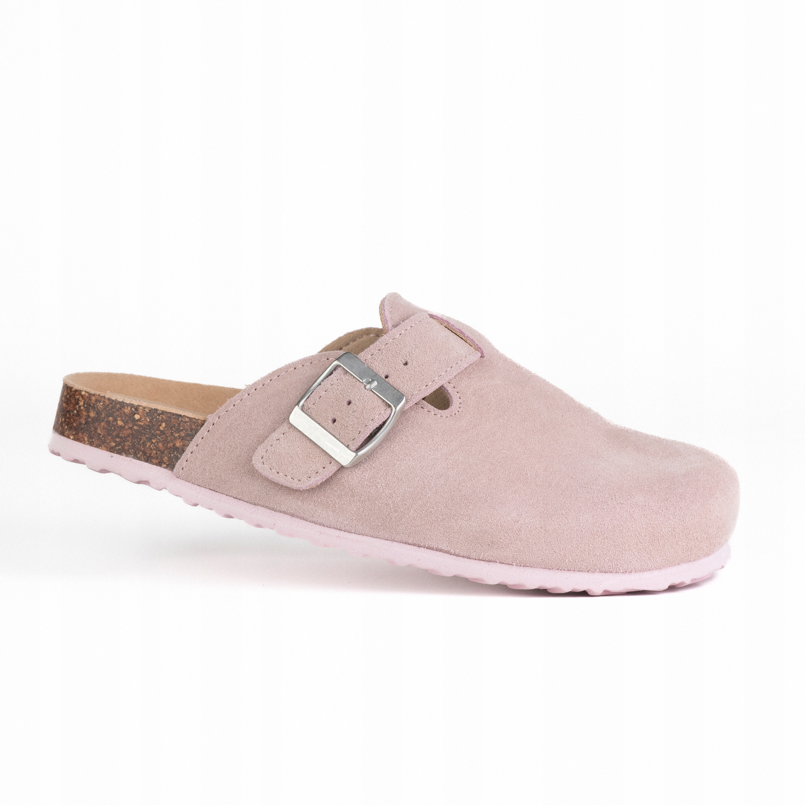 Nazouváky Goodin SW-2663 z měkké semišové kůže, pohodlné, růžové, velikost 38