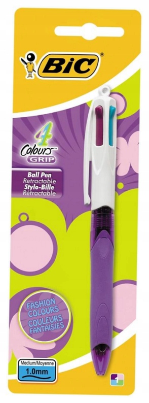 Długopis 4 Colours Grip Fashion bls BIC