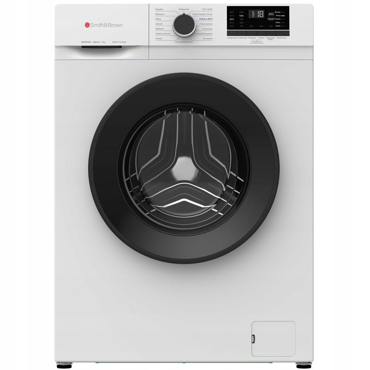 Pralka Smith&Brown 7 kg Biała 1200 obr./min