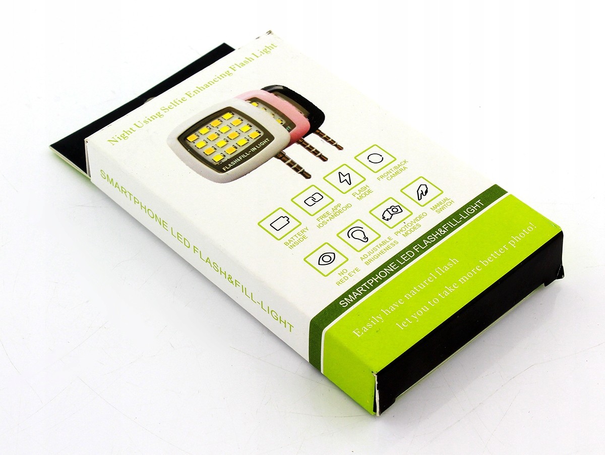 LAMPA DO SELFIE LAMPKA DO ZDJĘĆ DO TELEFONU 16 LED EAN (GTIN) 5904012778238