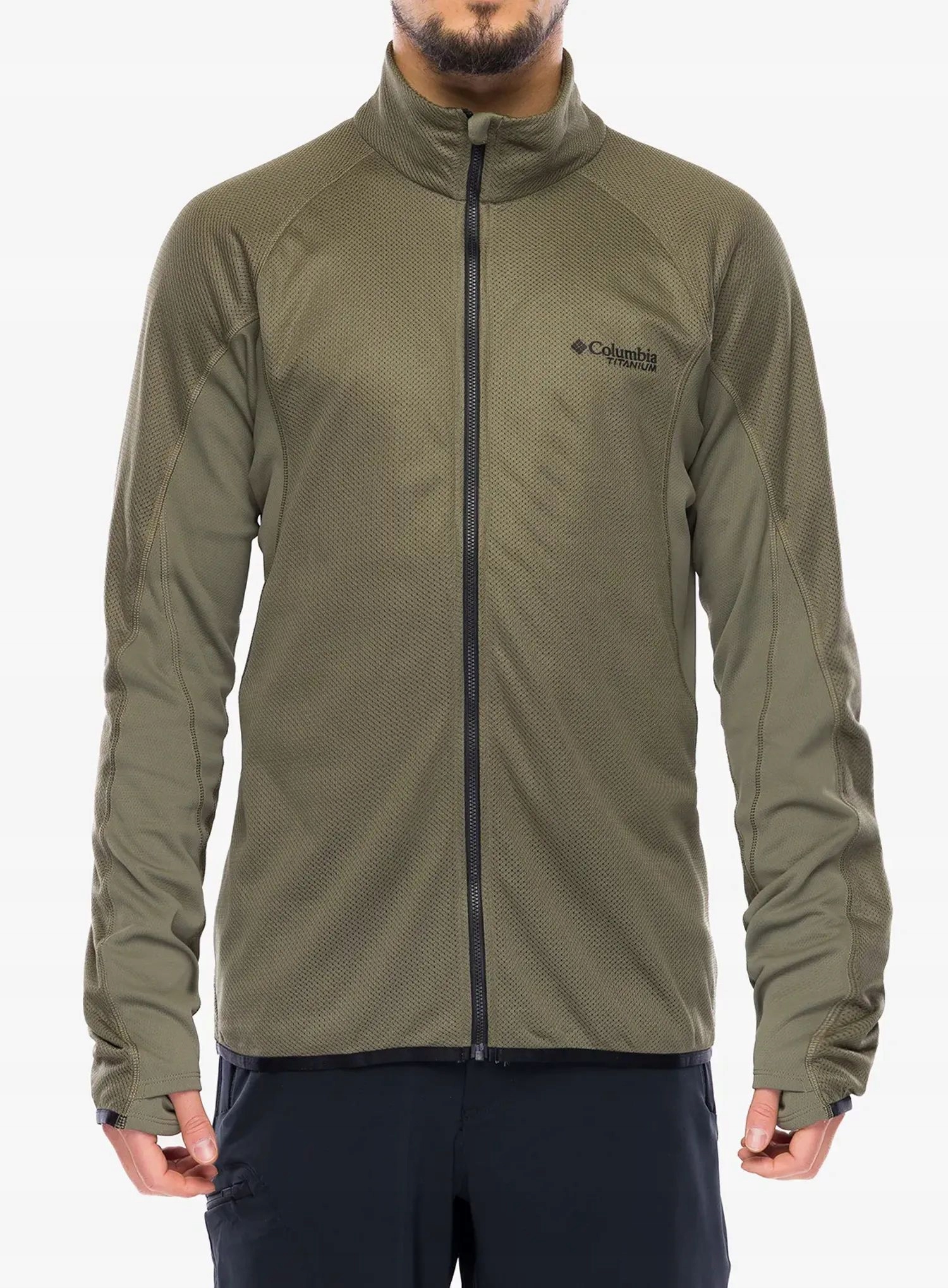 Rozepínací mikina Columbia Summit Step Full Zip stone green M