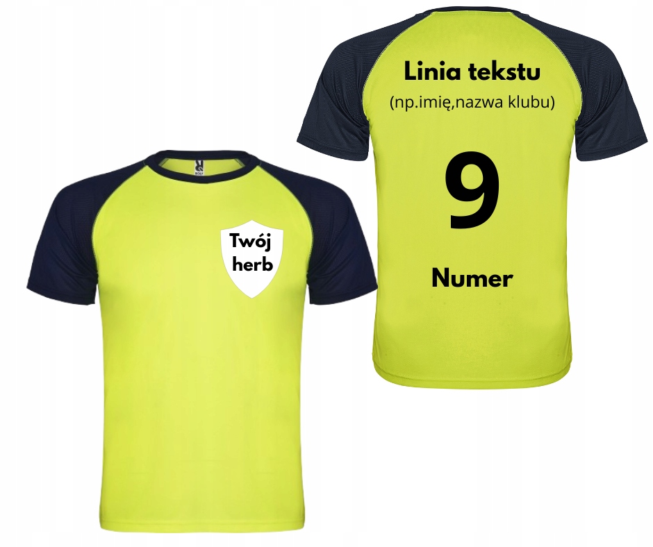 Sada 10 sportovních polyesterových triček s vaším potiskem