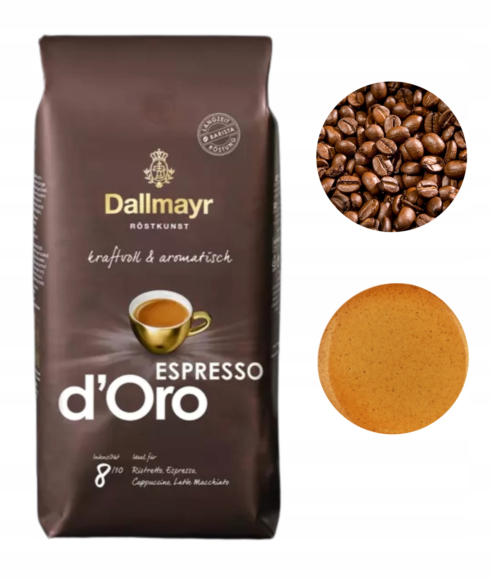 Dallmayr Espresso d`Oro kawa ziarnista czarna 1kg