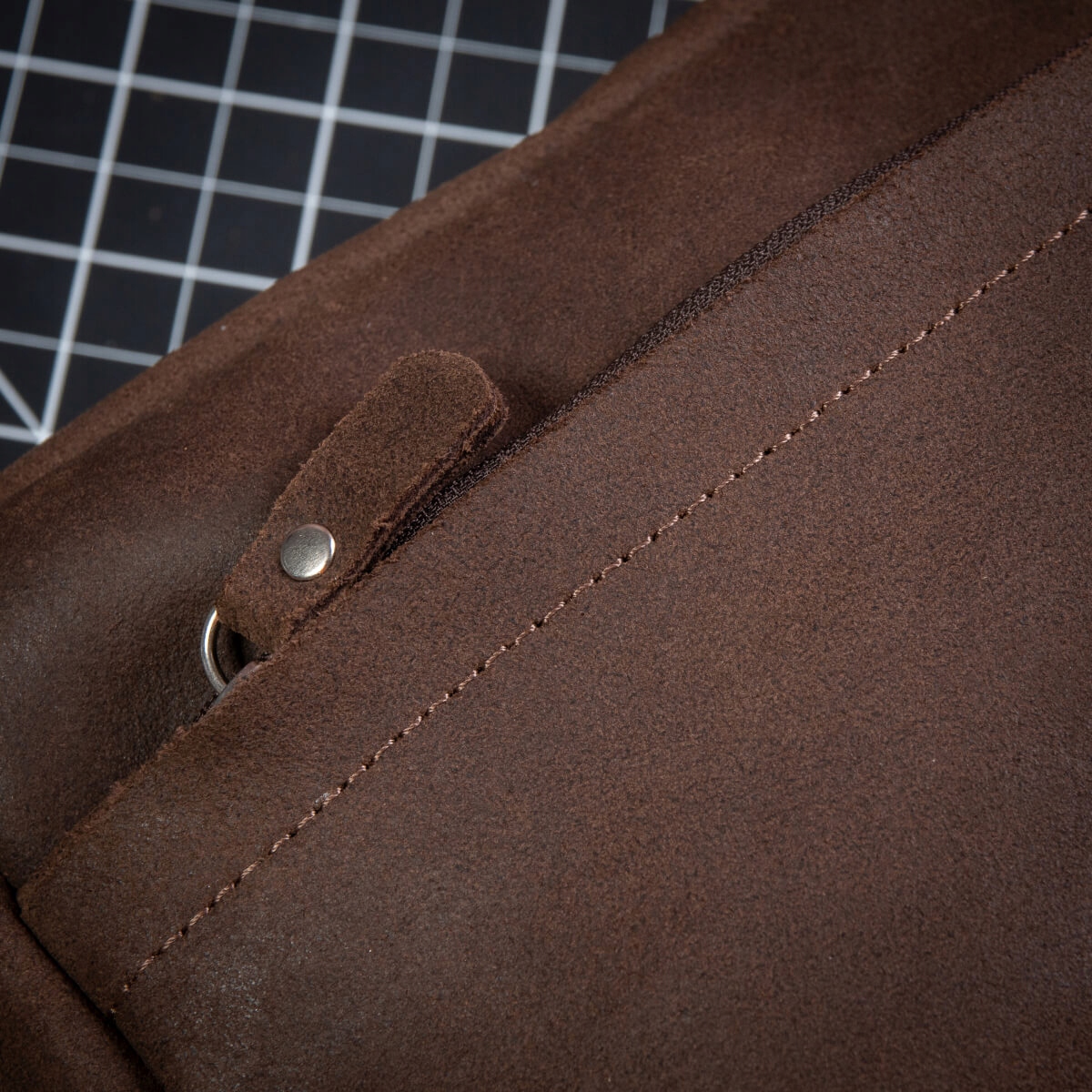 Saszetka na Dokumenty Brązowa Męska do Ręki Retro Vintage Belveder WX14 Model WX14