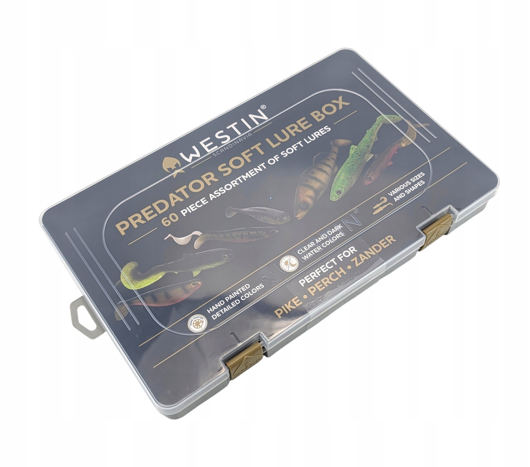 Zestaw Przynęt Westin Predator Soft Lure Box 60szt