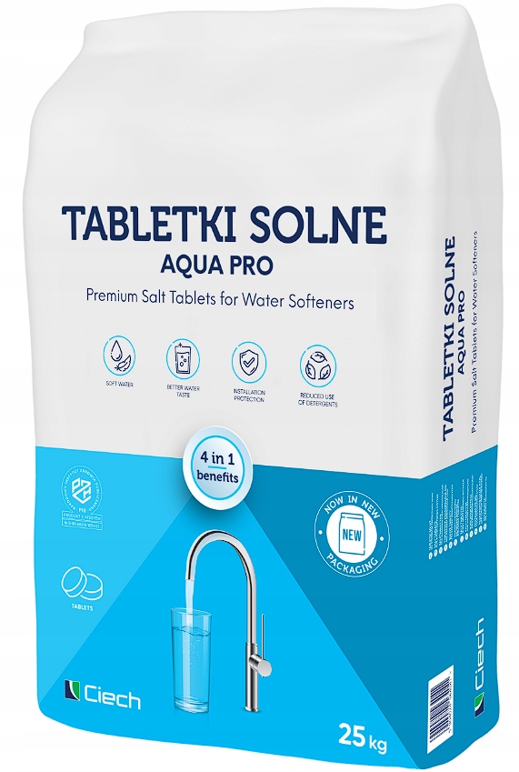 Sól w tabletkach tabletki solne zmiękczacze 25kg