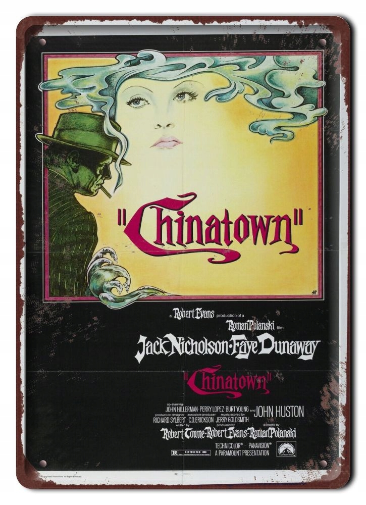 Chainatown Plakat filmowy-metalowy #15546
