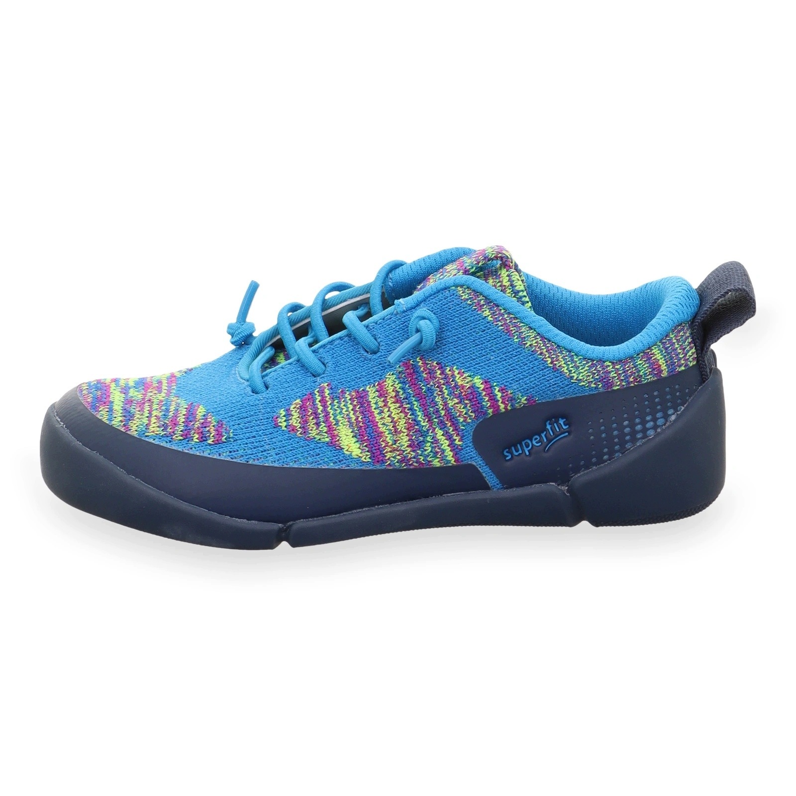 Buty barefoot sneakersy lekkie dziecięce Superfit Vento Blau/Turkis 28