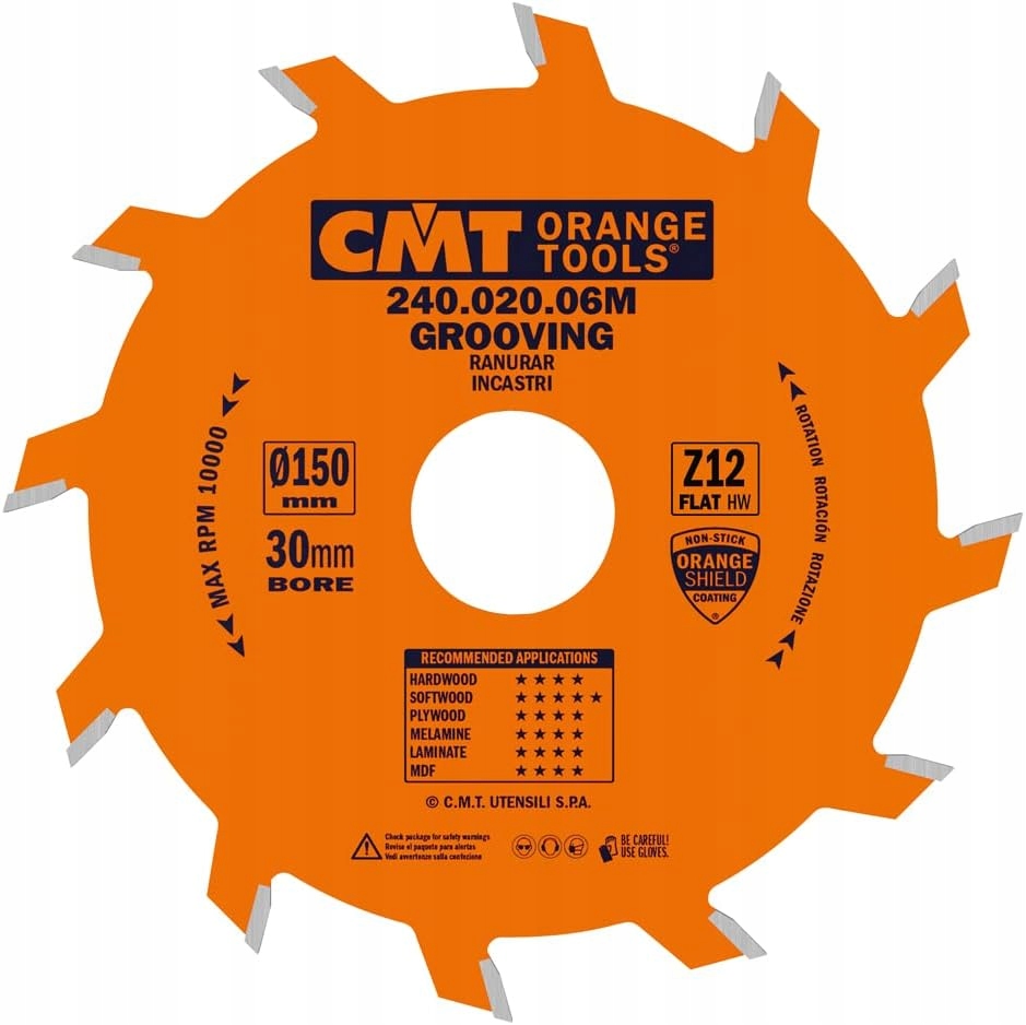 Cmt Drážkovací pila Z12 150x35x2,0 mm