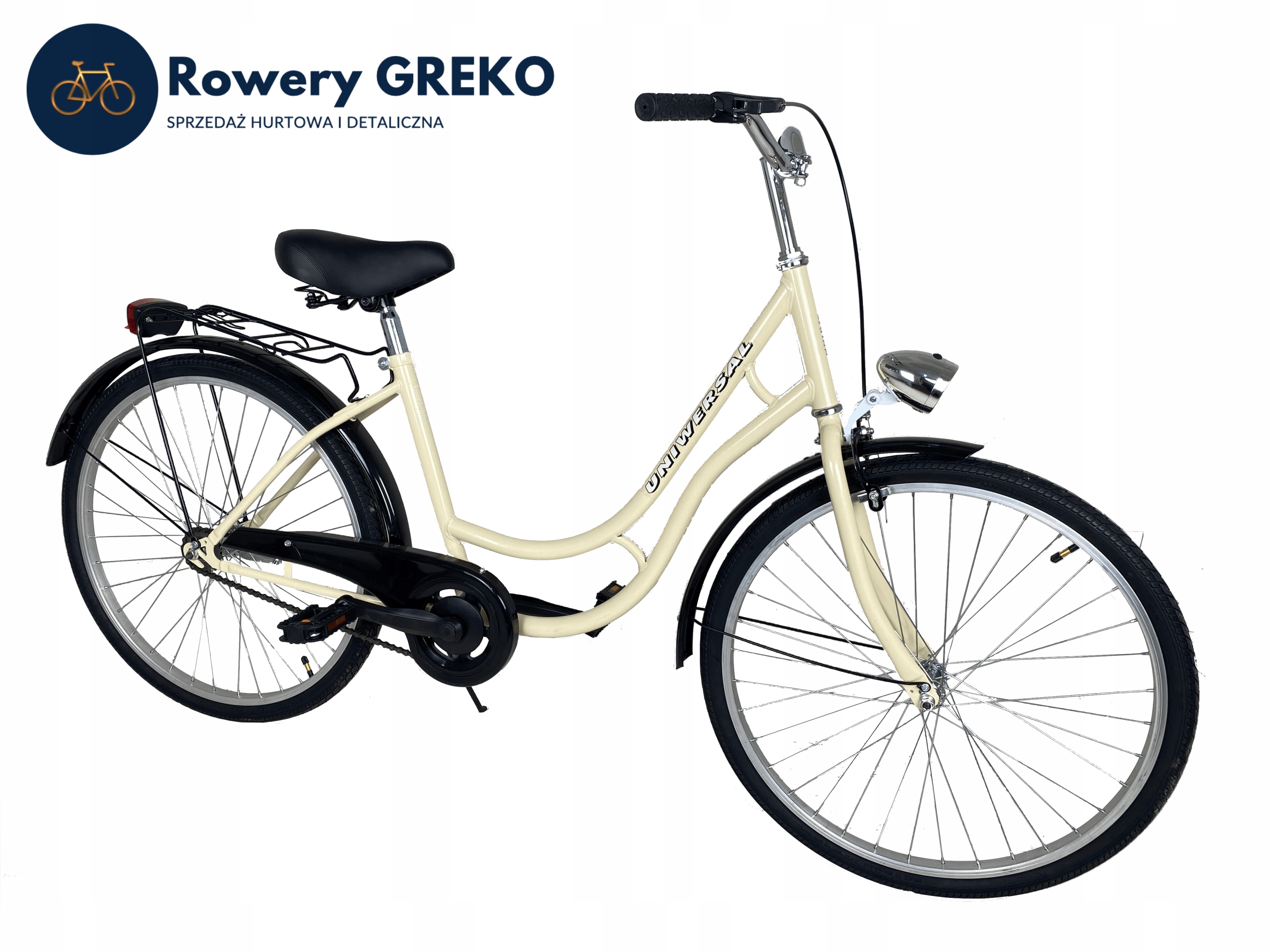 Rower Damski Damka Męski Miejski Uniwersal 26