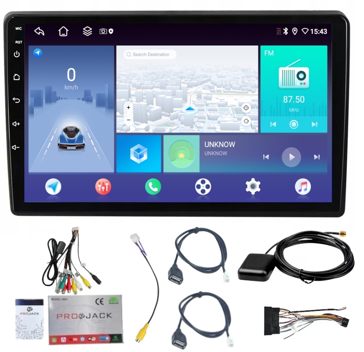 Rádio Navigácia Carplay Gps Android Hyundai I40 2011-2016 4GB 64GB Sim