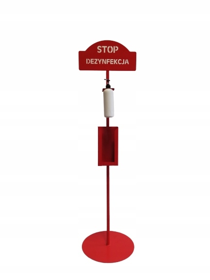 

Stojak na dezynfekcje Dozownik Półka Uchwyt