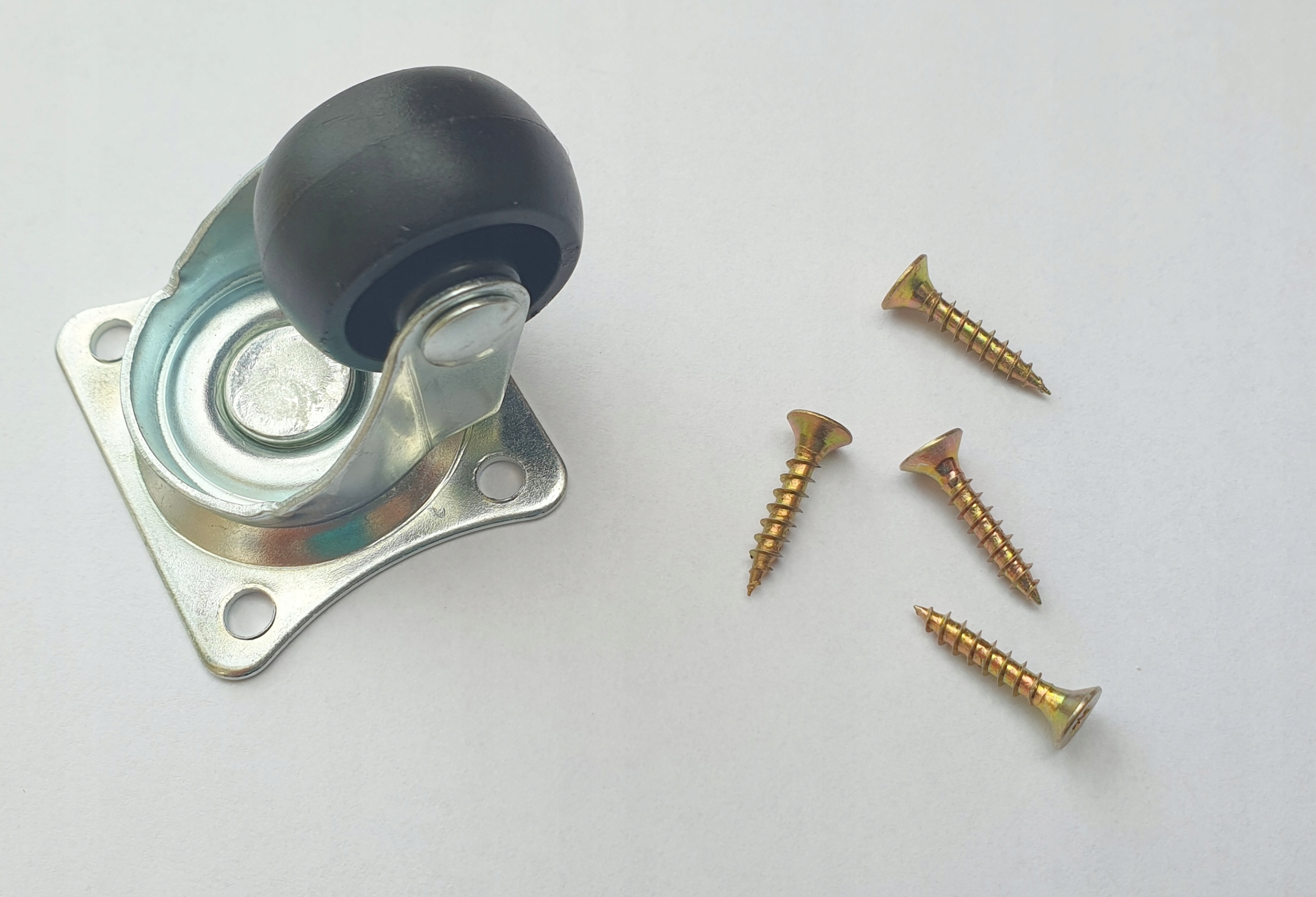 KÓŁKO KOŁO OBROTOWE WKRĘTY GRATIS 25 MM NA PŁYTKĘ Marka Rader