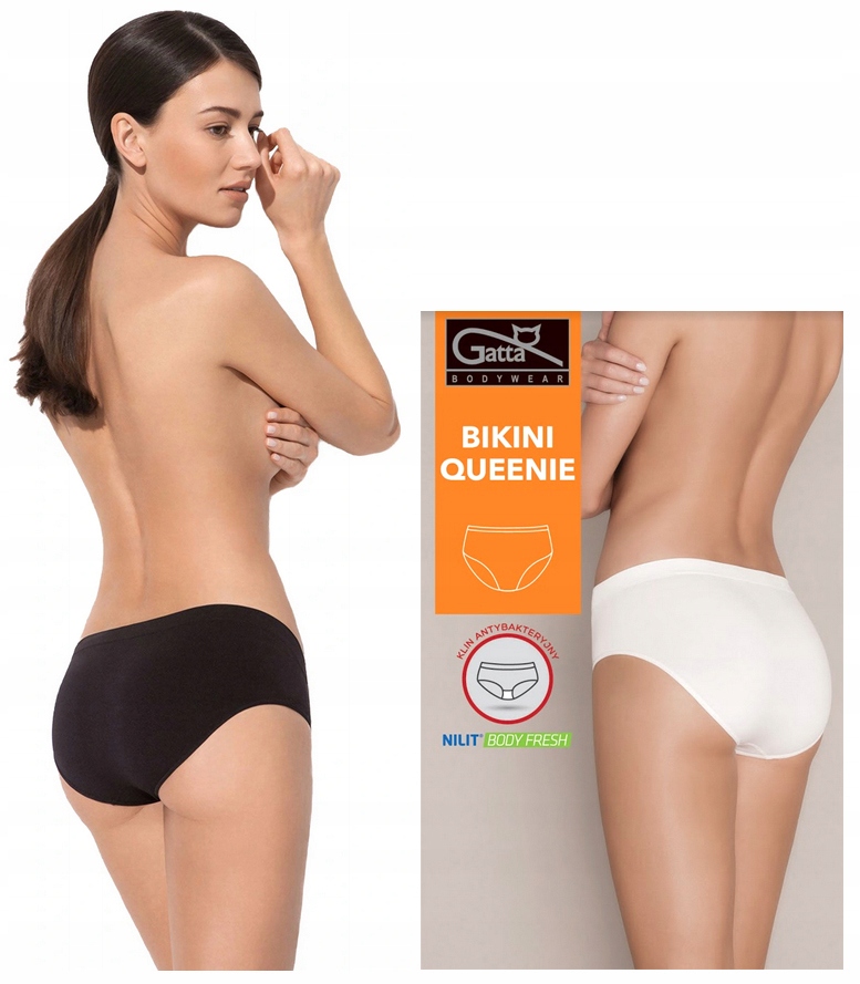 

Figi Gatta Bikini Queenie Bezszwowe Czarne S
